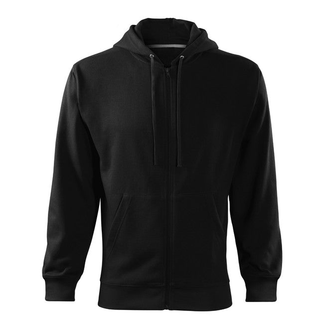 Malfini Trendy Zipper світшот 300g/m2, чорний