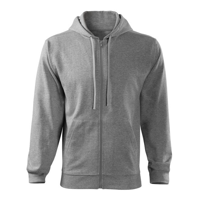 Malfini Trendy Zipper світшот 300g/m2, сірий