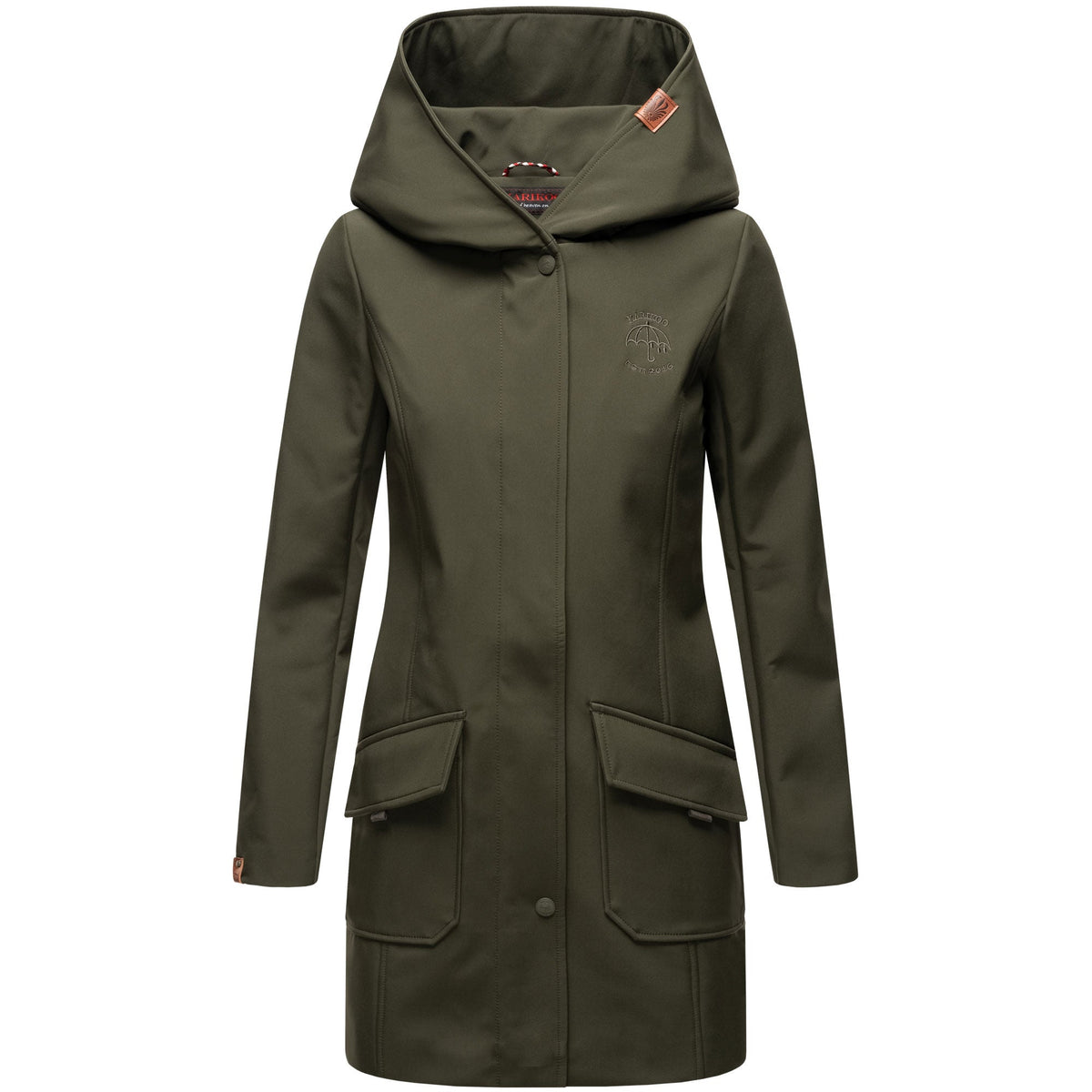 Marikoo Mayleen dámska softshell bunda, olivová
