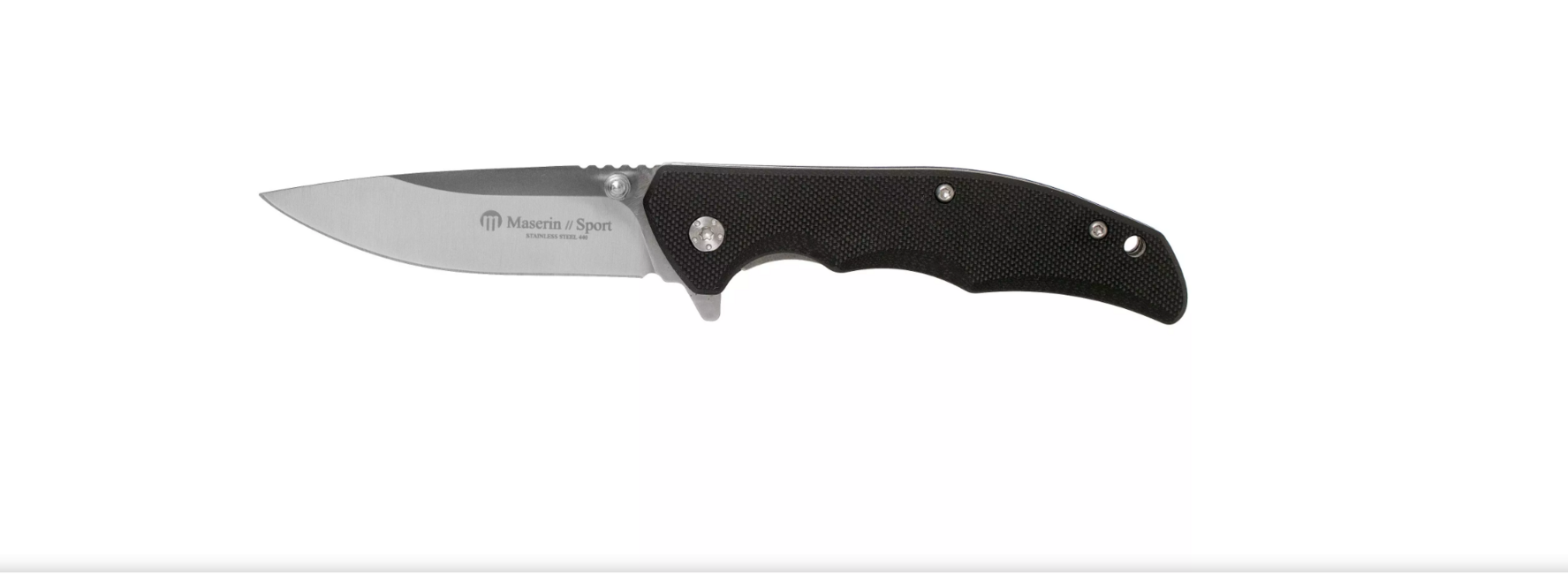 Maserin Sporting ніж g10, 17,5 см, чорний