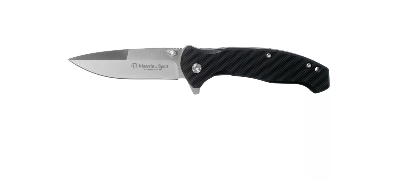 Maserin Sporting ніж g10, 17,5 см, чорний