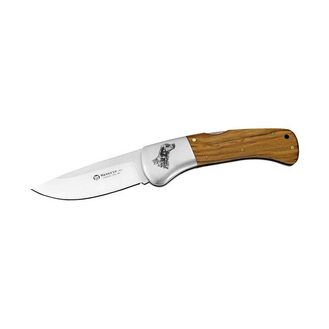 Maserin Sporting Cm.22 ніж дерев'яна рукоять з логотипом