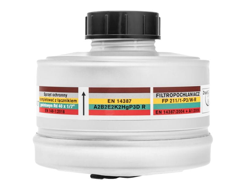 Maskpol FP 211/1-P3/W-R/FF комбінований фільтр P3 для газової маски