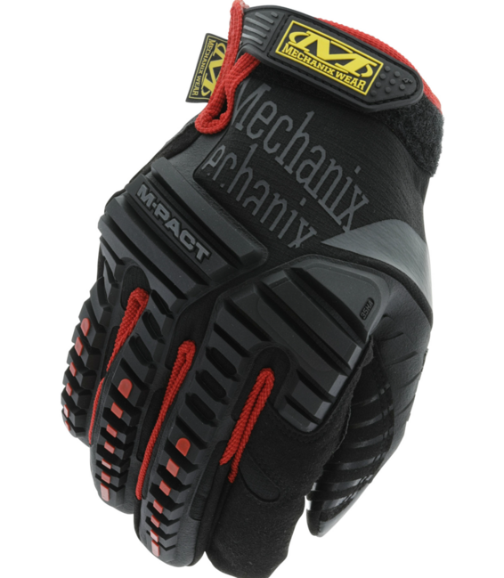 Mechanix M-Pact рукавиці, чорні/червоні