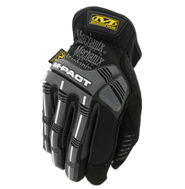 Mechanix M-Pact Open Cuff робочі рукавиці, чорна/сіра