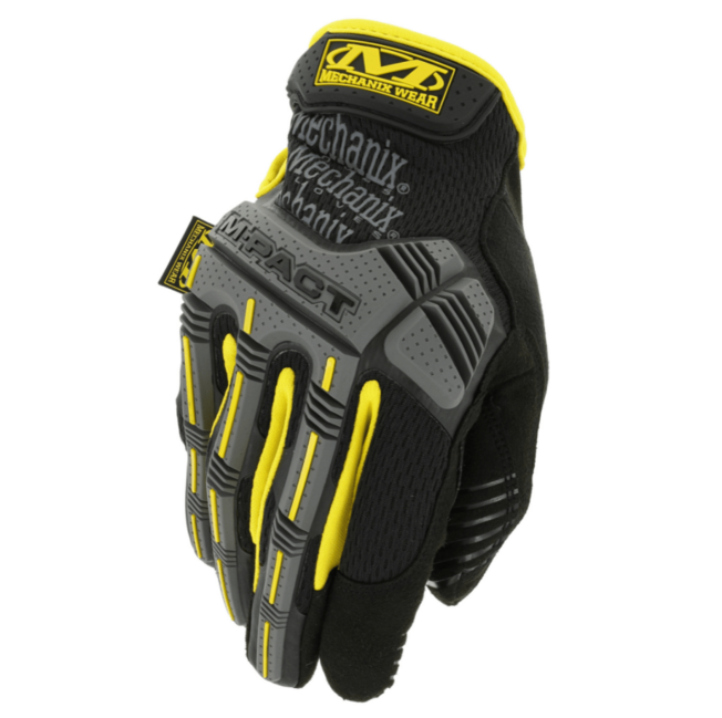 Mechanix M-Pact робочі рукавиці, чорна/жовта