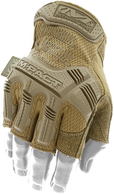 Mechanix M-Pact рукавиці протиударні без пальців, койотовий коричневий