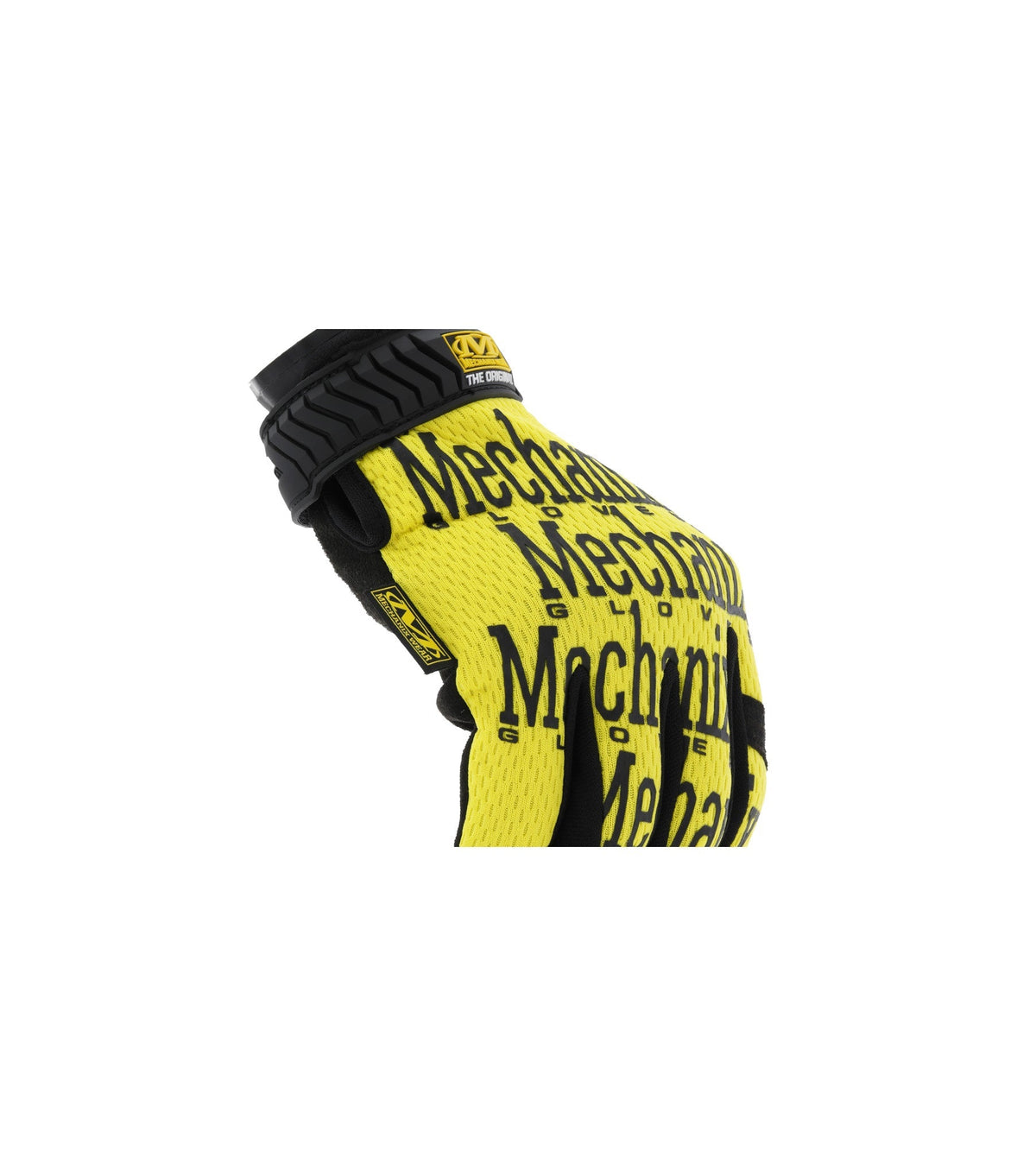 Mechanix рукавиці Original, жовті з чорним написом