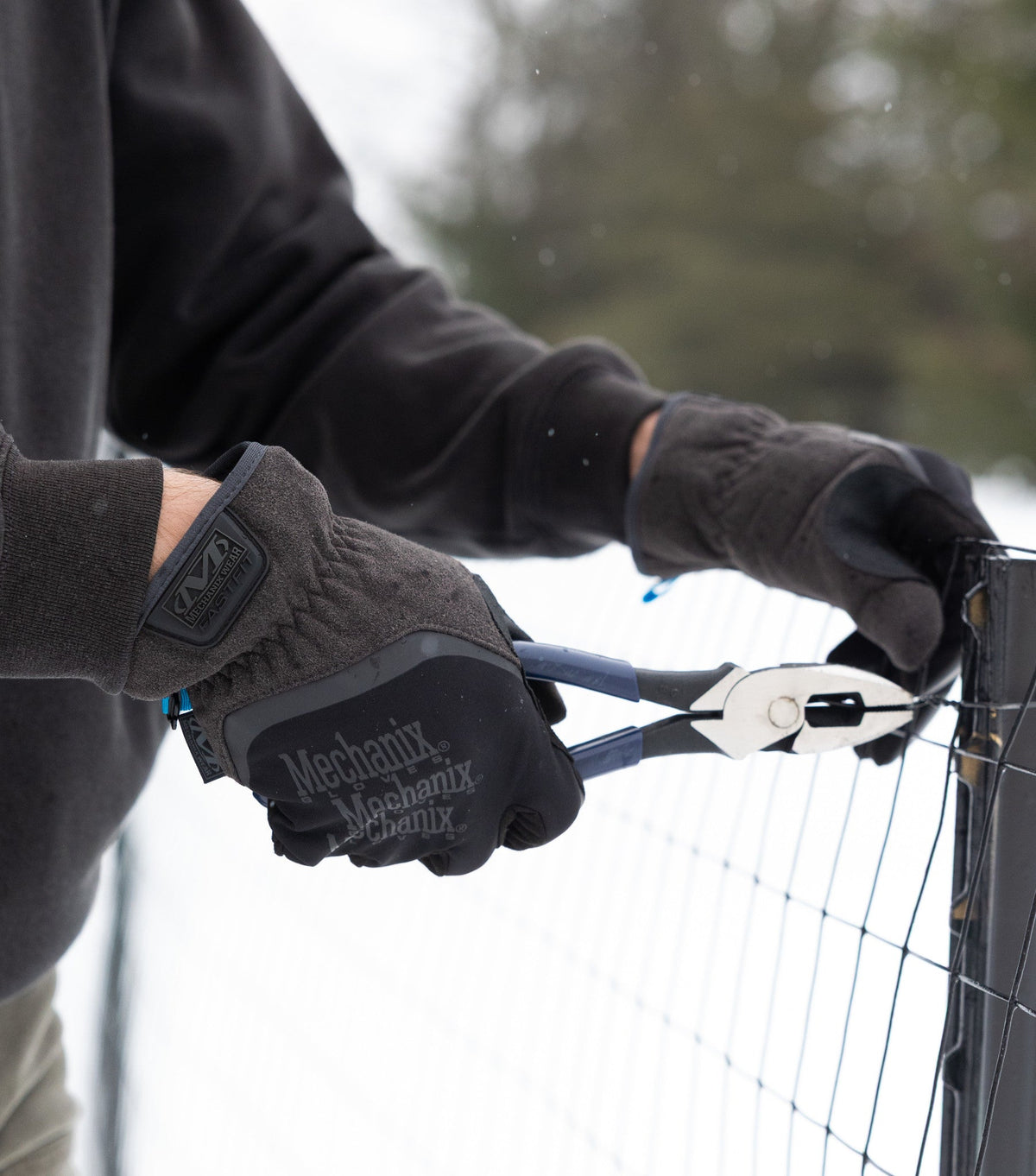 Mechanix Wear ColdWork FastFit Insulated рукавиці, чорно-сірі