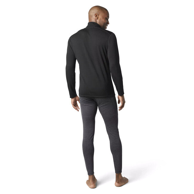 Smartwool спортивна термобілизна CLASSIC THERMAL MERINO з молнією на 1/4, розмір M, чорна