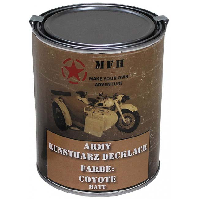MFH матова пляшка army, колір койотовий коричневий, 1 л