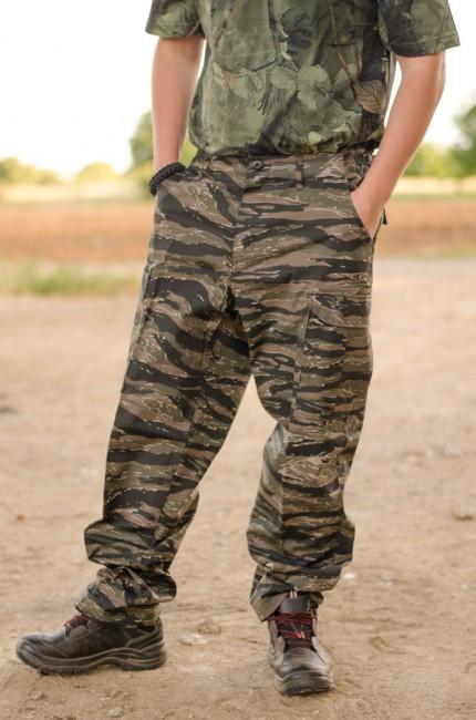 MFH BDU штани чоловічі Rip-Stop, tiger stripe