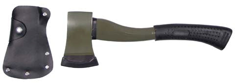MFH Deluxe сокира із чохлом 36cm, зелена