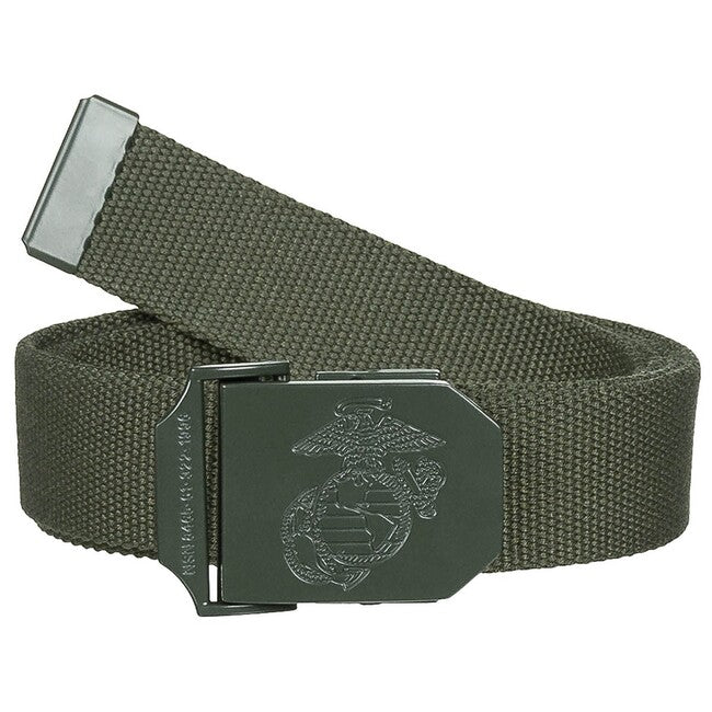 MFH USMC Web Belt поясний ремінь, OD зелений, cca 3,5 cm