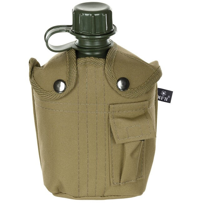 MFH польова фляга 1L без BPA, койотовий загар
