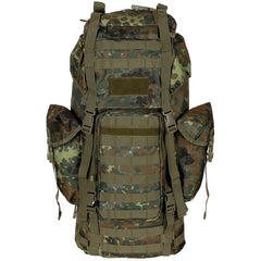 MFH MOLLE рюкзак 65L, алюмінієва штанга, BW камуфляж