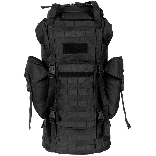 MFH MOLLE рюкзак 65L, алюмінієва штанга, чорний