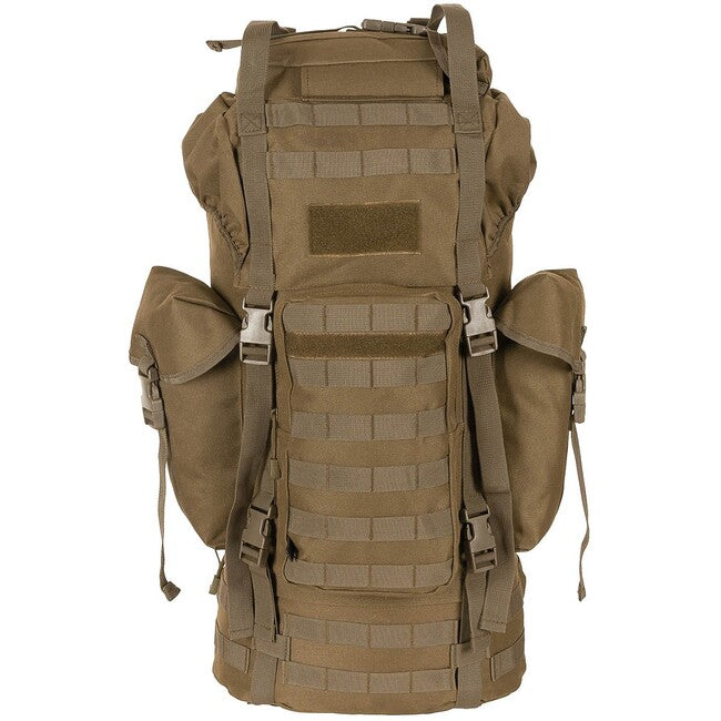 MFH MOLLE рюкзак 65L, алюмінієва штанга, койотовий коричневий