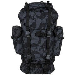 MFH рюкзак MOLLE 65L, алюмінієва палиця, night-камуфляж