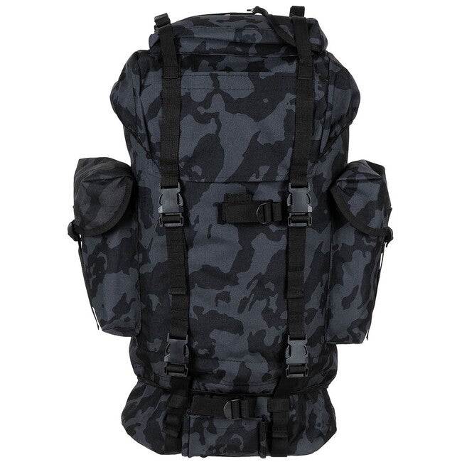 MFH рюкзак MOLLE 65L, алюмінієва палиця, night-камуфляж