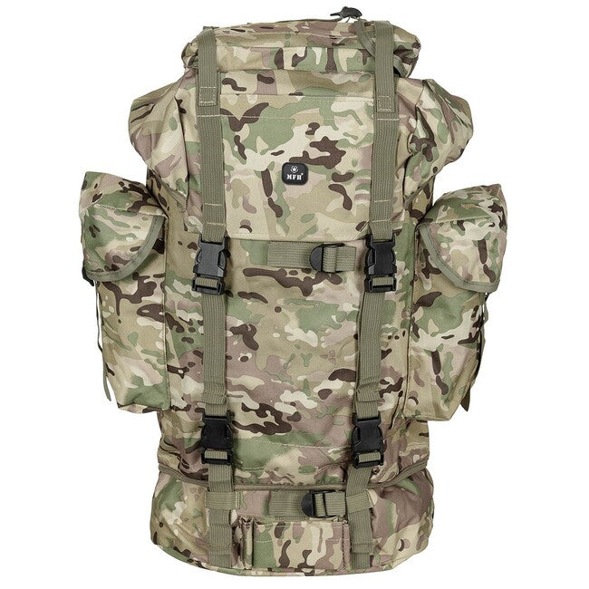 MFH MOLLE рюкзак 65л, алюмінієва палиця, op.-camo