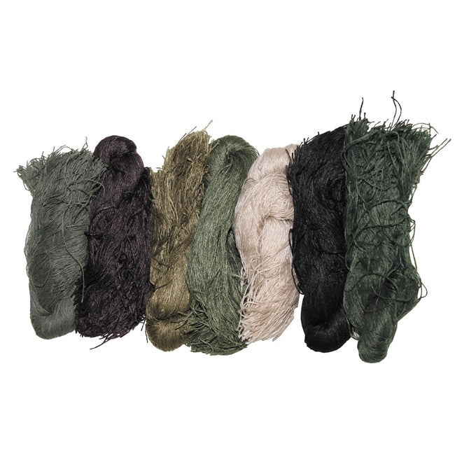 MFH Ghillie súprava kamuflážnych nití, 7 farieb