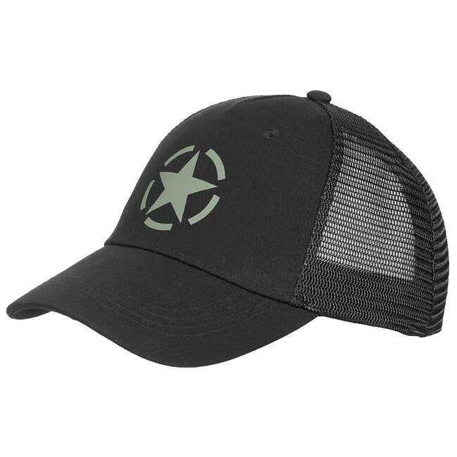 MFH Trucker Cap шапка тракер, регульована розмір, чорна
