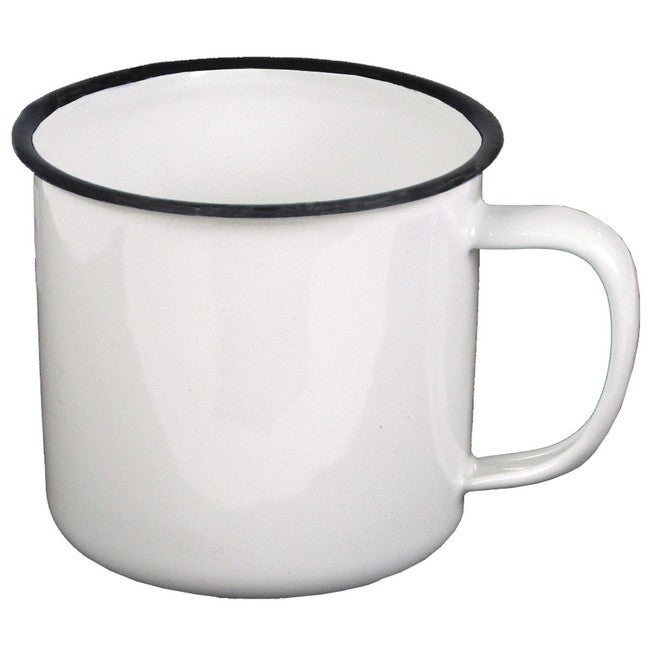 MFH емальована кружка, біла, 350ml