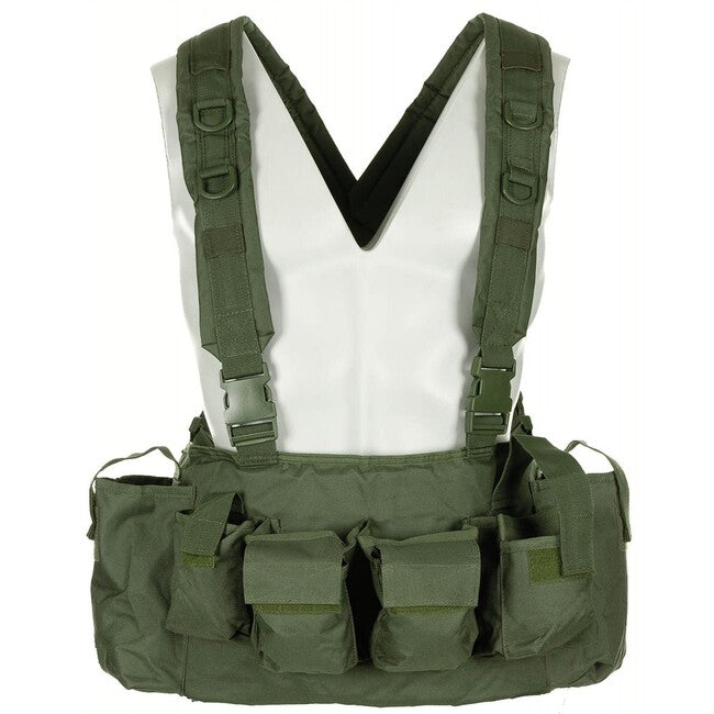 MFH розвантажувальний жилет Chest Rig, 9 кишень, OD зелений