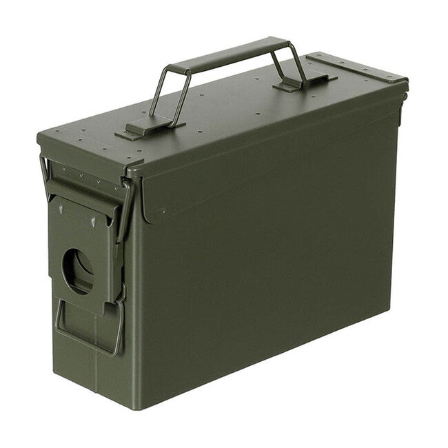 MFH US M19A1 металева коробка для боєприпасів, оливкова 27,9 x 9,2 x 18,4 см