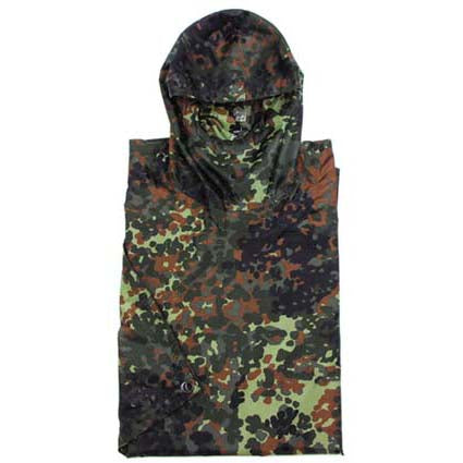 MFH пончо US Rip-Stop flecktarn, 223x144 см