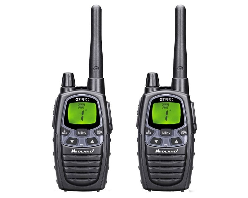 Midland G7 PRO PMR радіостанція, чорна, 2 шт.