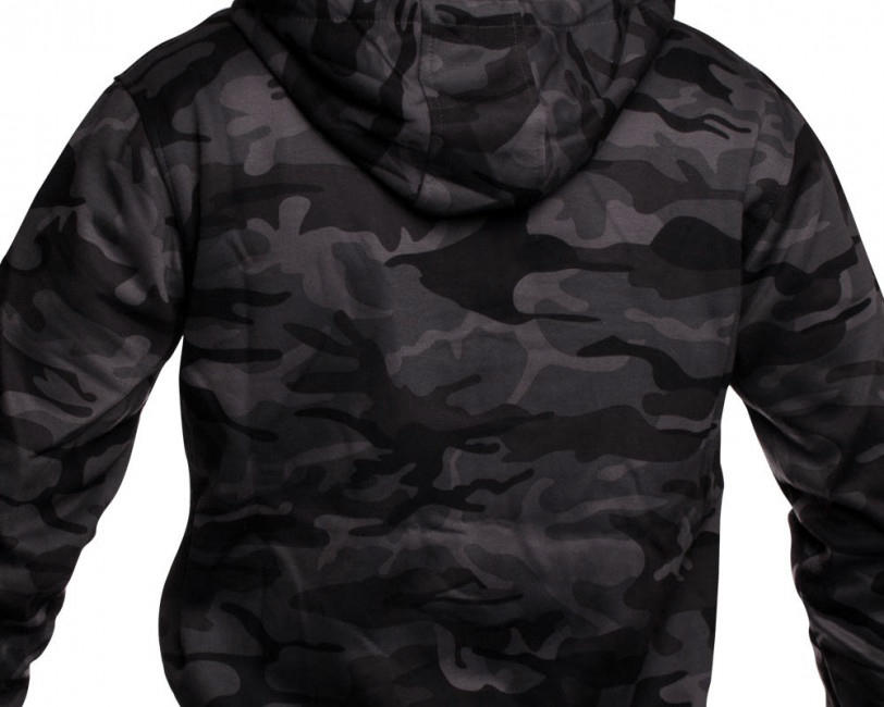 O&T High Zipper світшот з молнією, маскувальний сірий