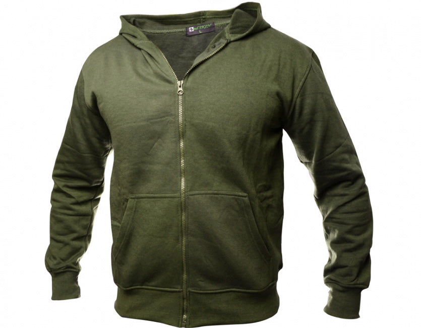 O&T Andskin Zipper світшот, оливковий