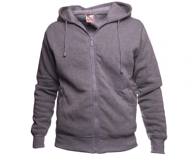 O&T Paulo High Zipper світшот, сірий