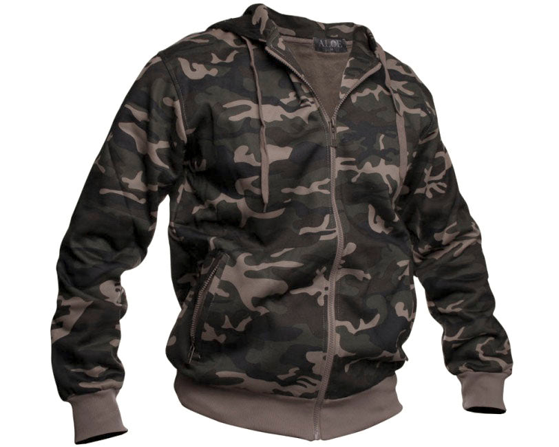O&T AloeStar High Zipper світшот маскувальна зелена