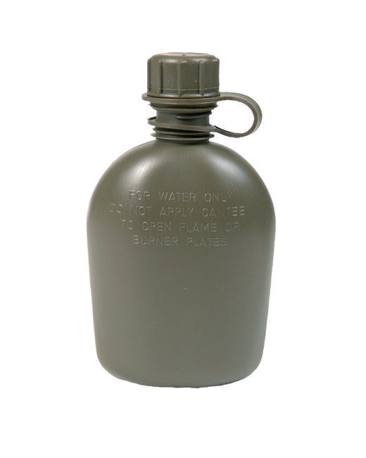 Mil-Tec американська польова фляга пластикова 1 QT оригінальна без упаковки, оливкова