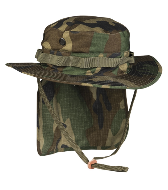Mil-Tec капелюх Boonie Rip-Stop, woodland