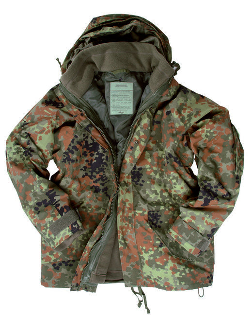 Mil-Tec US куртка з вкладишем fleece, флектарн