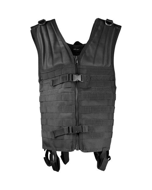 Mil-Tec жилет Carrier тактичний з системою molle, чорний
