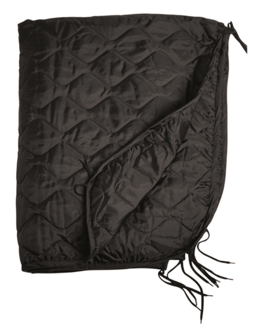 Mil-Tec вкладка до poncho, чорна 210 x 150 см