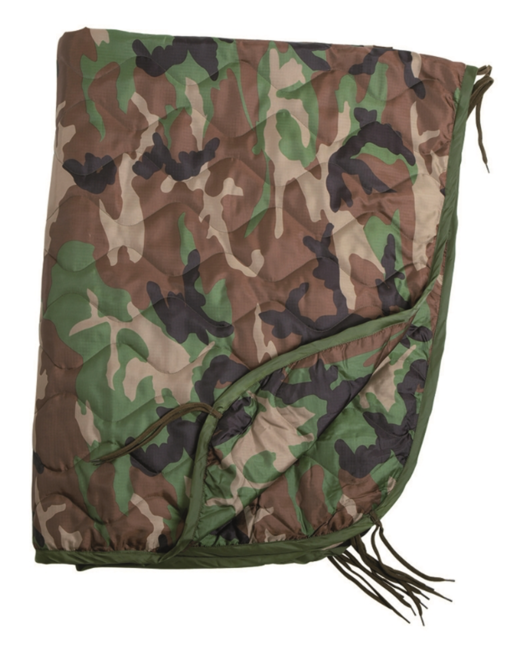 Mil-Tec подстилка-вставка в пончо woodland, 210 x 150 см