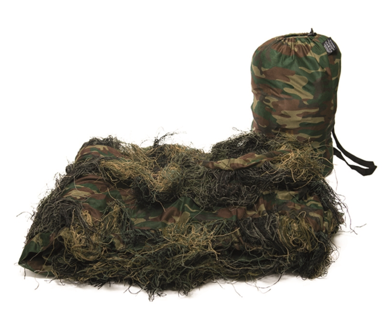 Mil-Tec маскувальна сітка Ghillie, woodland 3 x 2 m