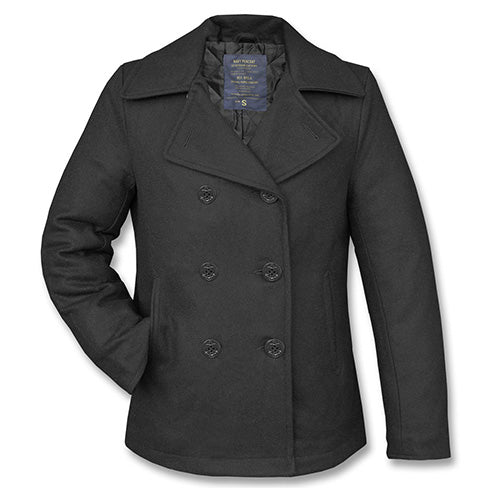 Mil-Tec US PEA COAT шерстяне пальто, чорне