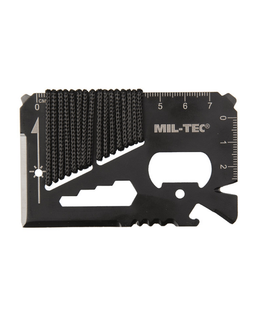 Mil-Tec карта виживання з паракордом та чохлом