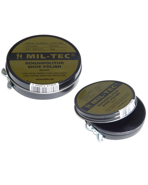 Mil-Tec крем для взуття, чорний, банка 80g