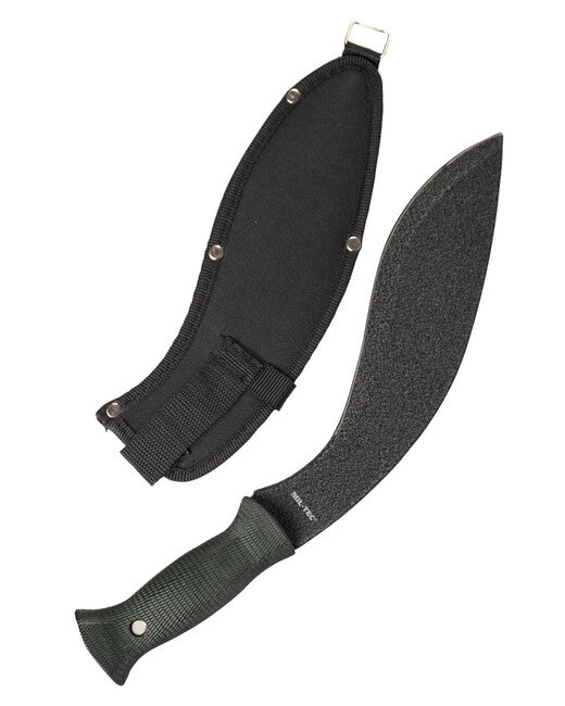 Mil-Tec мачете KUKRI у нейлоновому чохлі, чорне