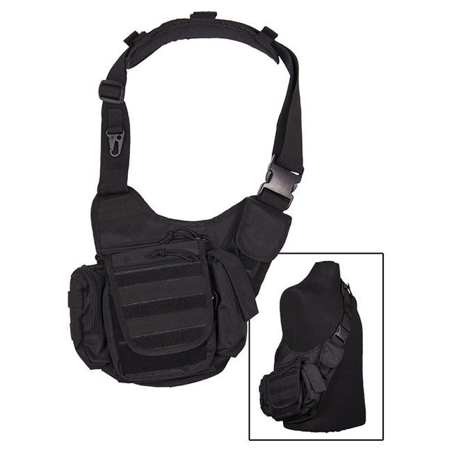 Mil-Tec мультифункціональна сумка через плече Molle, чорна