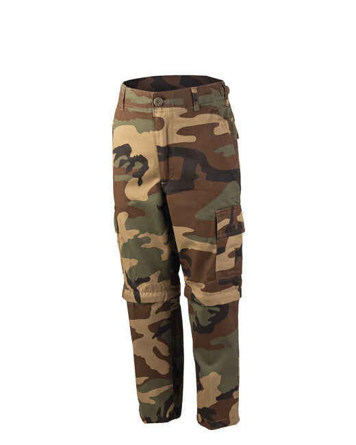 Mil-Tec US BDU штани дитячі ZIP-OFF, вудленд