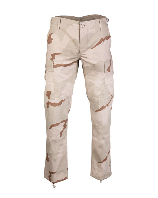Mil-Tec US BDU SLIM FIT польові штани рип-стоп, 3-кольоровий пустельний